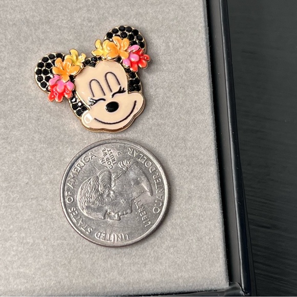 Disney x Baublebar Minnie Mouse Floral Earrings NWT - Picture 4 of 5